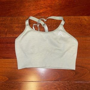 Oner active light green sports bra